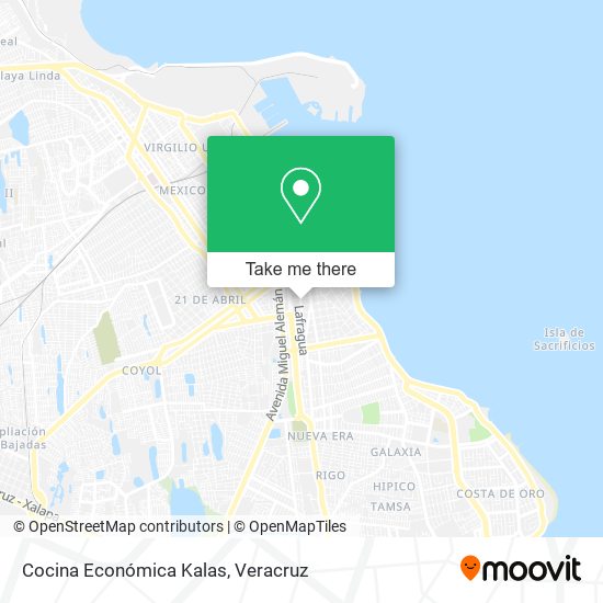 Mapa de Cocina Económica Kalas
