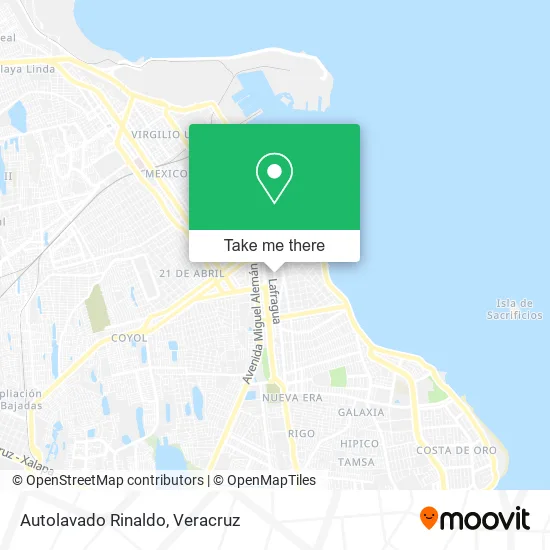 Autolavado Rinaldo map