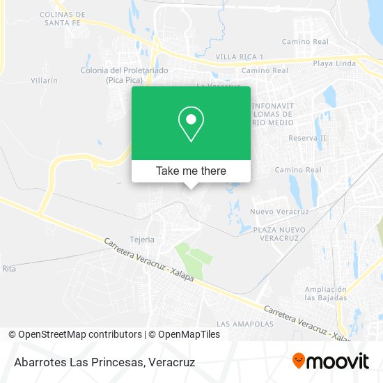 Mapa de Abarrotes Las Princesas