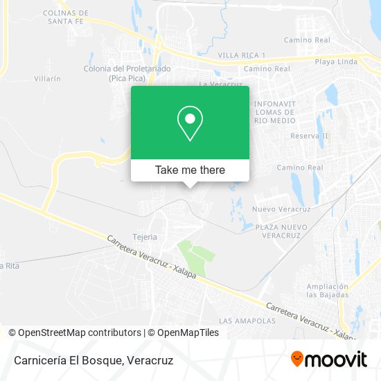 Carnicería El Bosque map