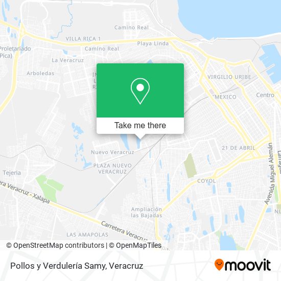 Pollos y Verdulería Samy map