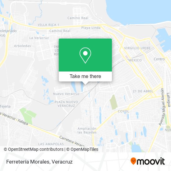 Mapa de Ferretería Morales
