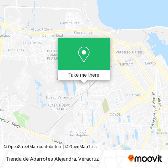 Tienda de Abarrotes Alejandra map