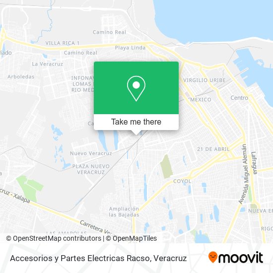 Accesorios y Partes Electricas Racso map