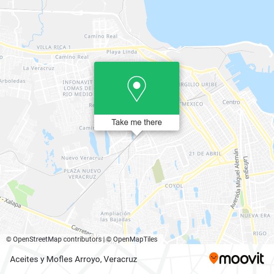 Aceites y Mofles Arroyo map