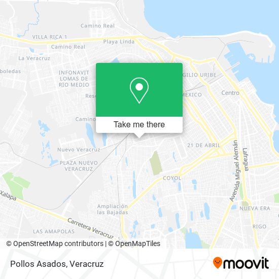 Mapa de Pollos Asados