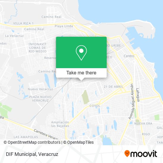 Mapa de DIF Municipal