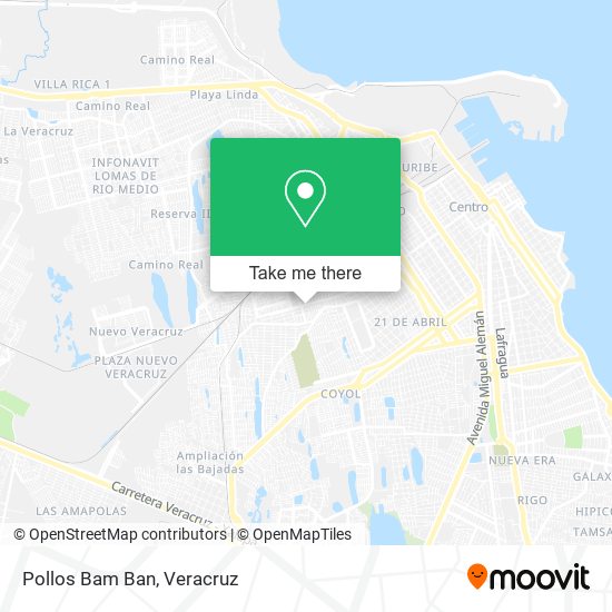 Mapa de Pollos Bam Ban