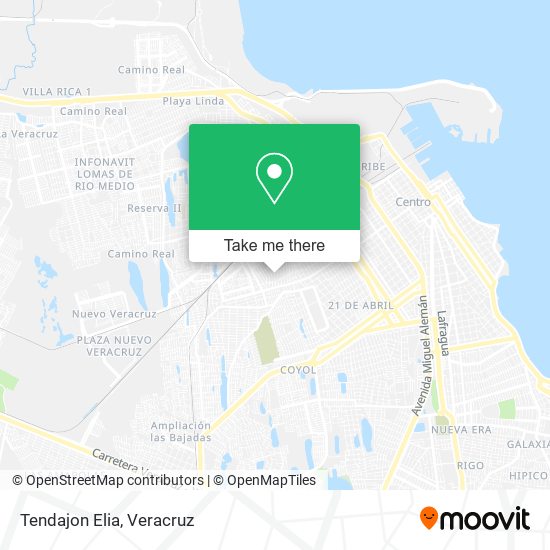 Mapa de Tendajon Elia