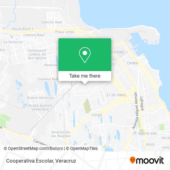 Mapa de Cooperativa Escolar