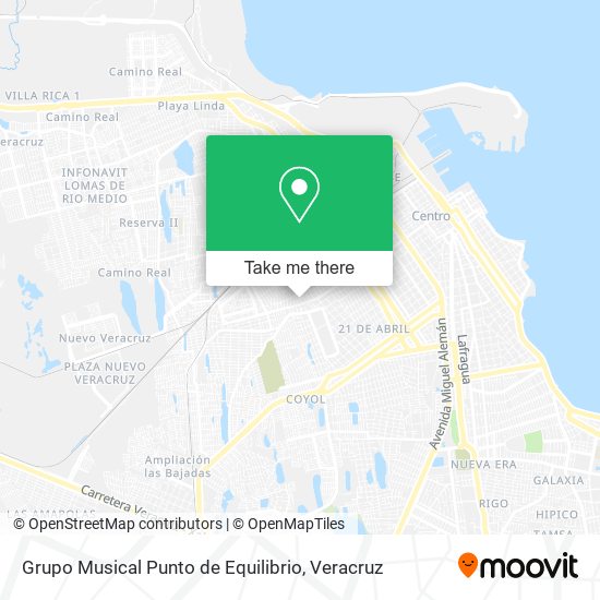Mapa de Grupo Musical Punto de Equilibrio