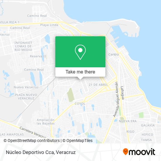 Núcleo Deportivo Cca map