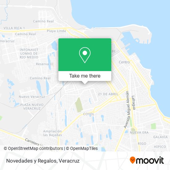 Mapa de Novedades y Regalos