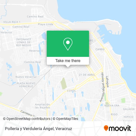 Pollería y Verdulería Ángel map