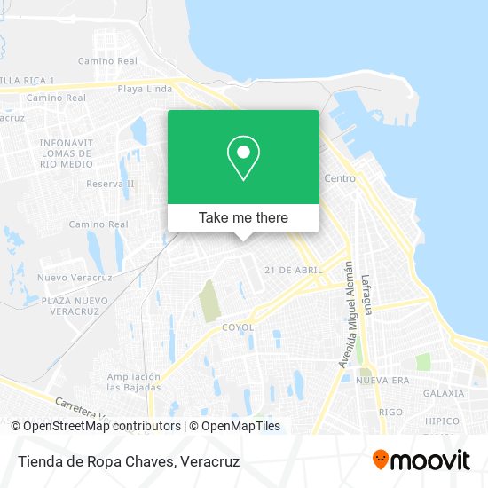 Mapa de Tienda de Ropa Chaves