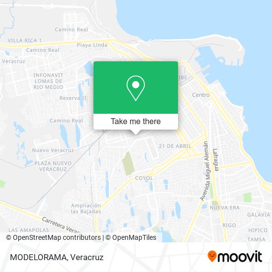 Mapa de MODELORAMA