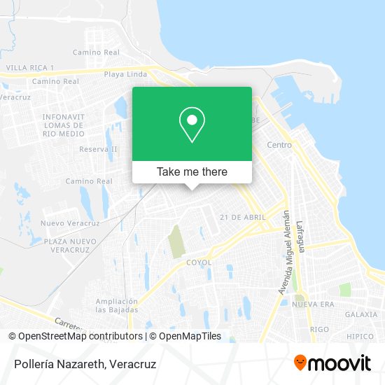 Mapa de Pollería Nazareth