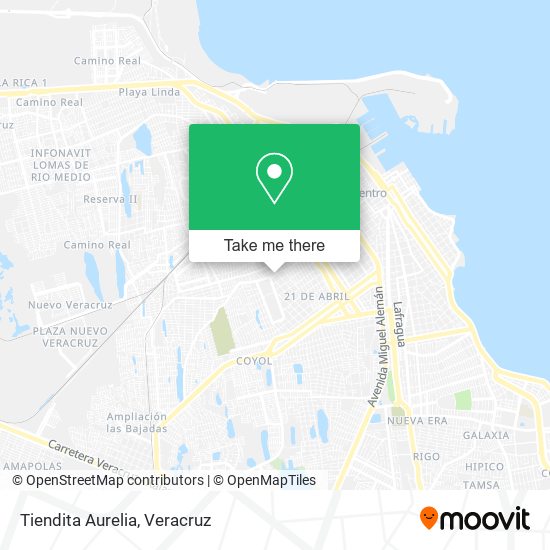 Mapa de Tiendita Aurelia