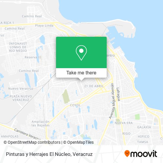 Mapa de Pinturas y Herrajes El Núcleo