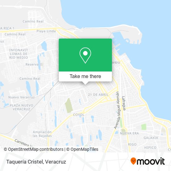 Taquería Cristel map