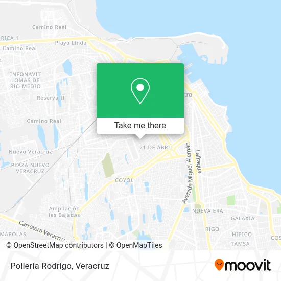 Pollería Rodrigo map