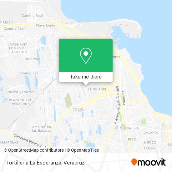 Tortillería La Esperanza map