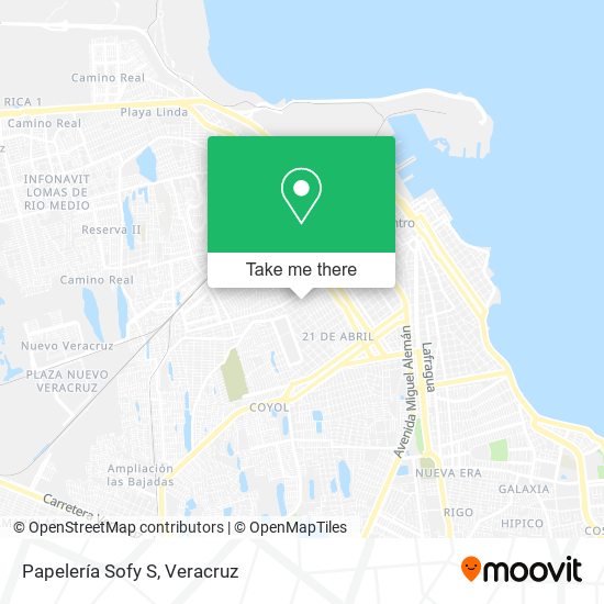 Papelería Sofy S map