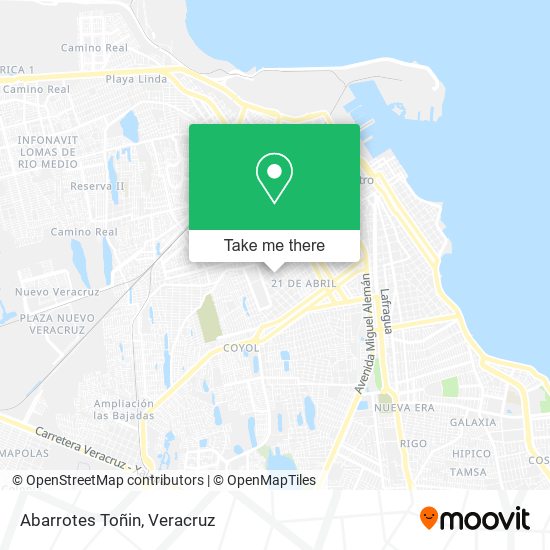 Mapa de Abarrotes Toñin
