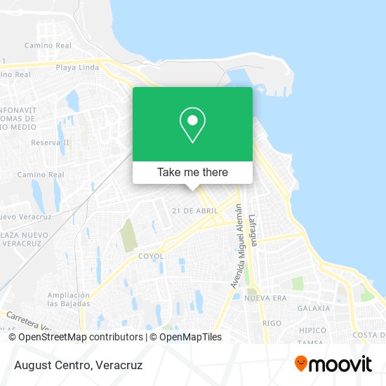 Mapa de August Centro