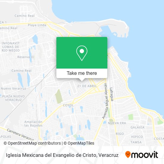 Iglesia Mexicana del Evangelio de Cristo map