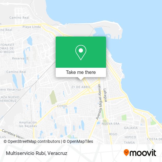 Mapa de Multiservicio Rubí