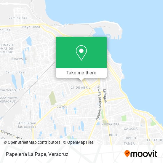Papelería La Pape map