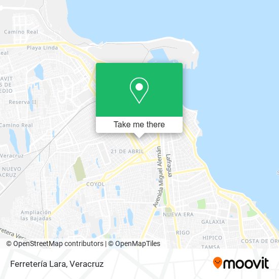 Mapa de Ferretería Lara