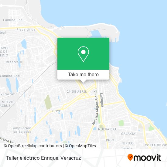 Mapa de Taller eléctrico Enrique