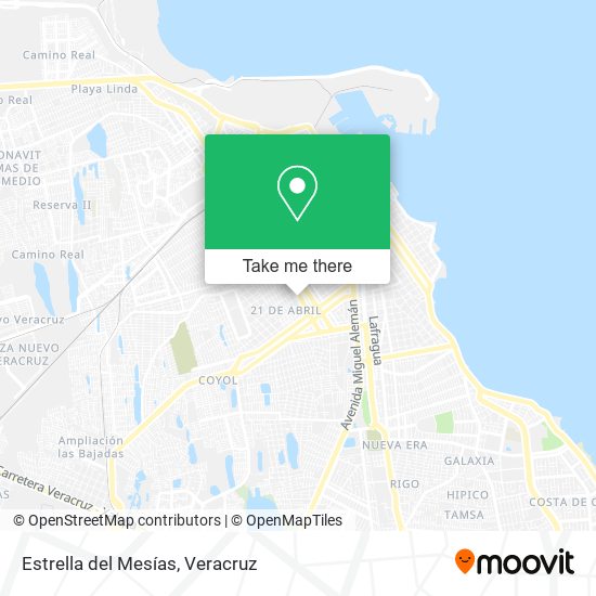 Estrella del Mesías map
