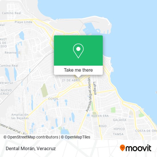 Mapa de Dental Morán