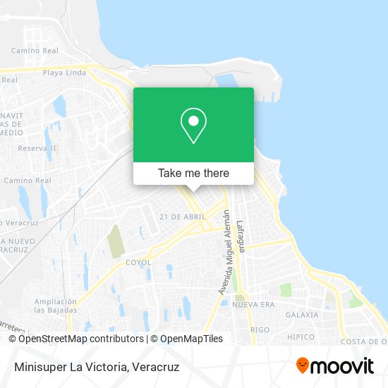 Minisuper La Victoria map