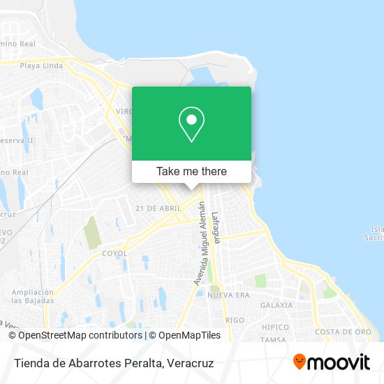 Tienda de Abarrotes Peralta map