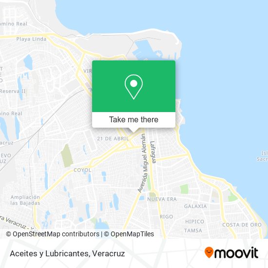 Aceites y Lubricantes map