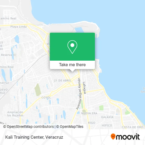 Kali Training Center map