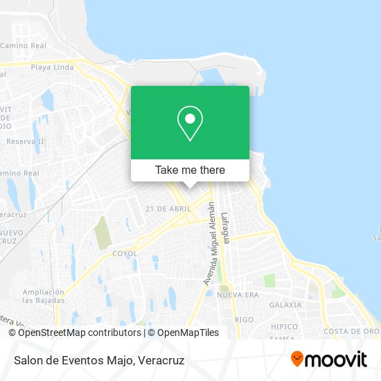 Salon de Eventos Majo map