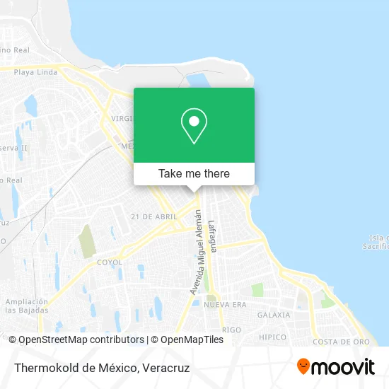 Thermokold de México map