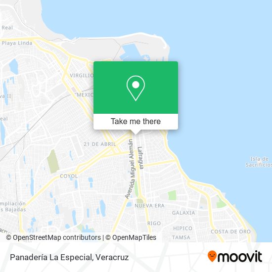 Panadería La Especial map