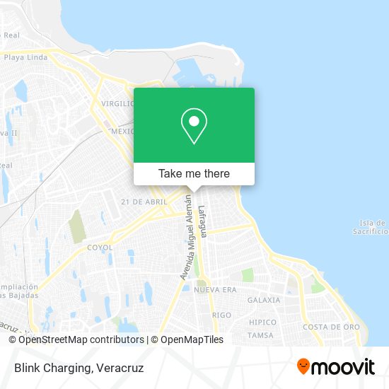 Mapa de Blink Charging