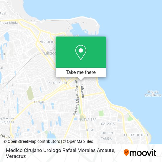 Médico Cirujano Urologo Rafael Morales Arcaute map