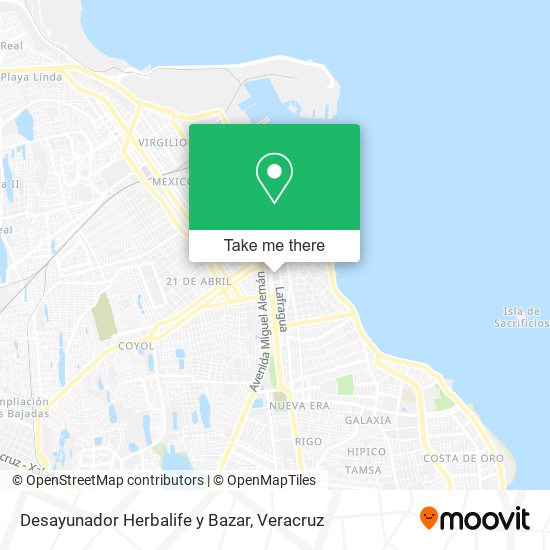 Desayunador Herbalife y Bazar map