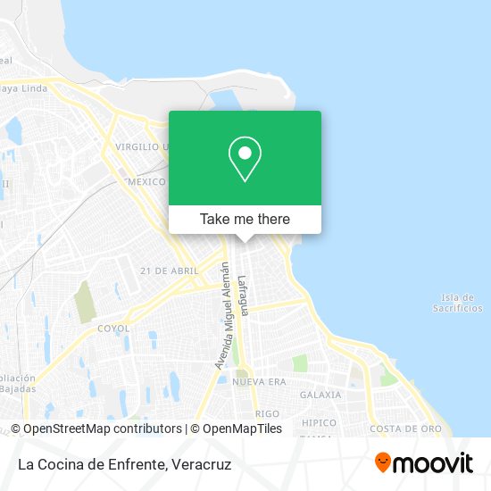 La Cocina de Enfrente map