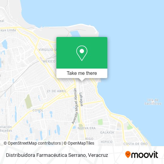 Distribuidora Farmacéutica Serrano map
