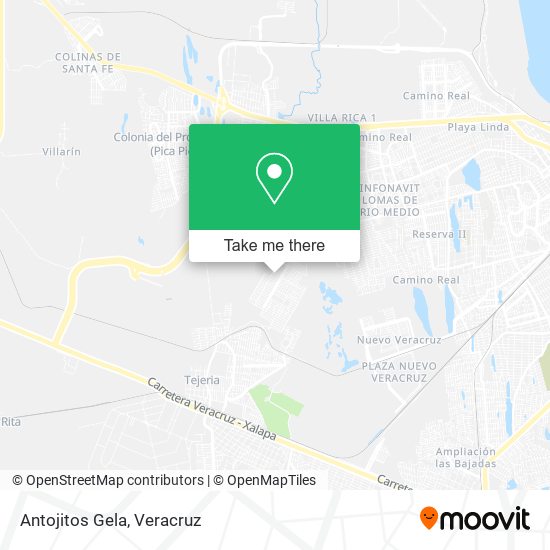 Mapa de Antojitos Gela