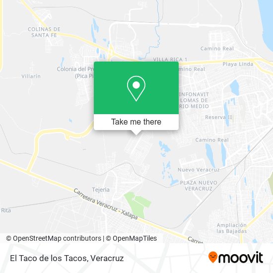 El Taco de los Tacos map